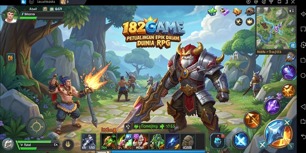 Gameplay mendebarkan dalam dunia fantasi <strong>182GAME</strong>.