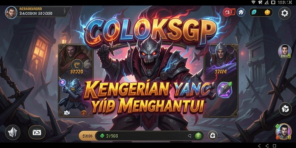 Screenshot menampilkan suasana menyeramkan dari gameplay COLOKSGP.