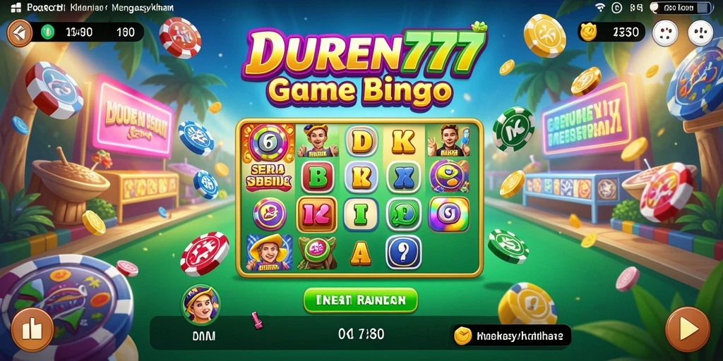 Tampilan gameplay seru dan interaktif DUREN777