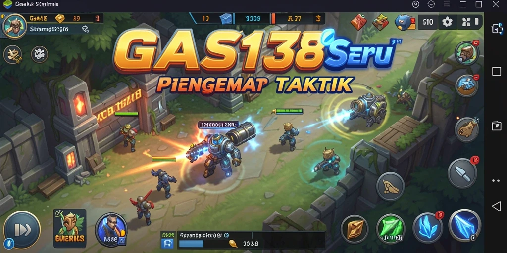Tangkapan layar gameplay GAS138 menunjukkan pertarungan strategi menegangkan.