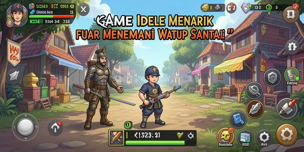 Gameplay K234 yang menarik dan santai dalam mode Idle.