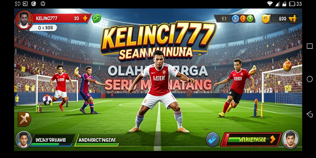 Screenshot gameplay KELINCI777 dengan aksi seru olahraga.