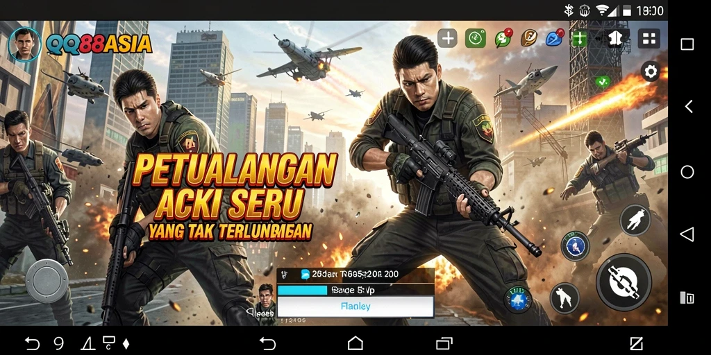 Menampilkan aksi seru dan grafis menawan dalam QQ88ASIA.