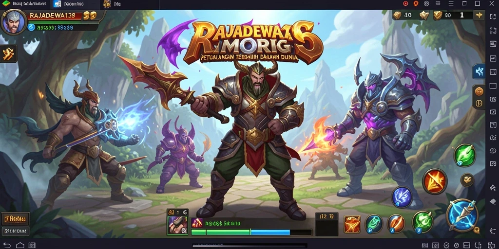 Screenshot gameplay RAJADEWA138 yang menampilkan aksi seru dan grafik yang menakjubkan.