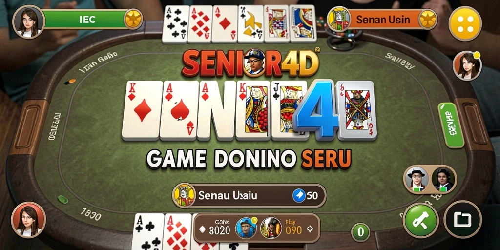 Screenshot gameplay SENIOR4D dengan tampilan grafis yang memukau.