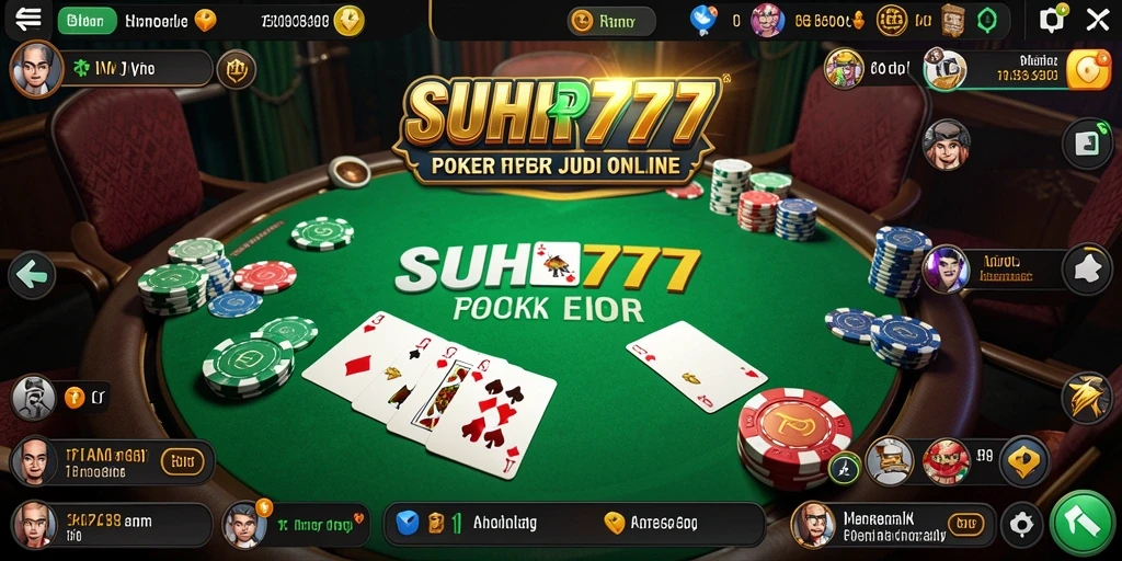 Gameplay seru dan kompetitif di SUHU777 poker.