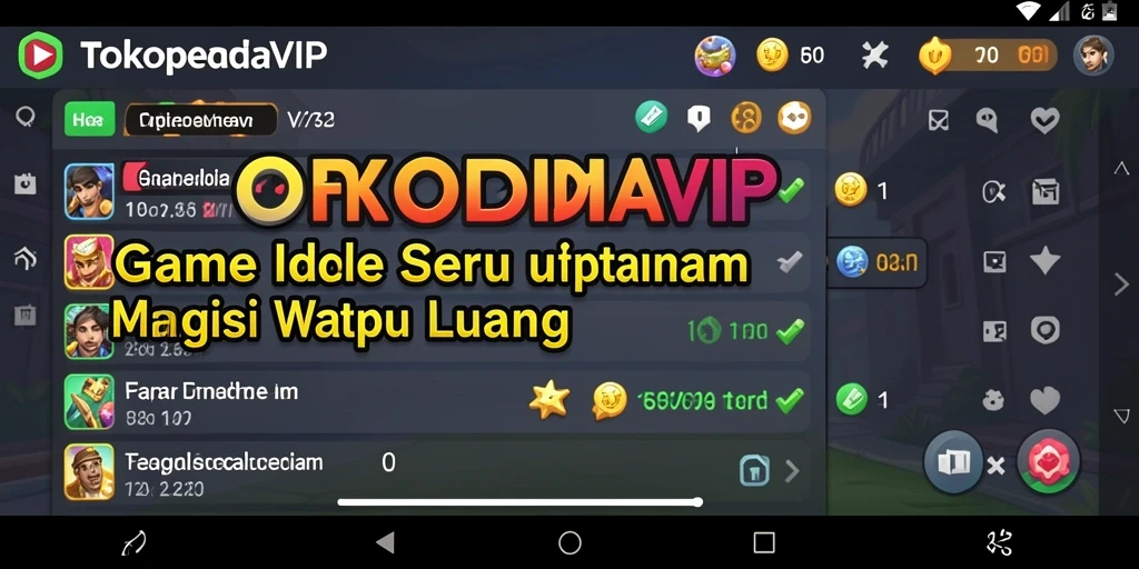 Tampilan gameplay TOKOPEDIAVIP yang menarik dan interaktif.