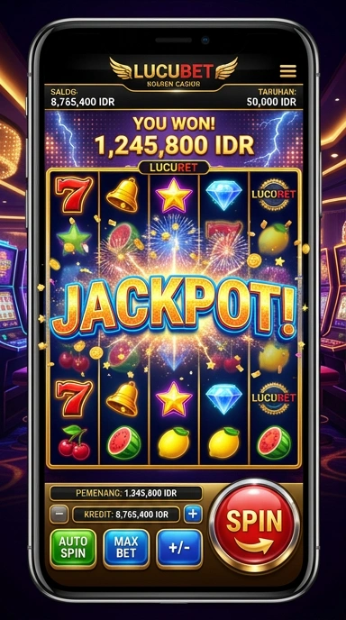 Tampilan antarmuka lucubet yang sederhana dan intuitif.